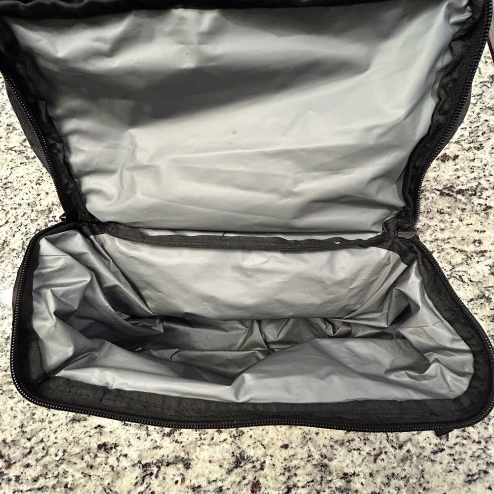 Gray ACC Basketball Embroidered‎ Backpack Lunch Cooler with Buckle Straps